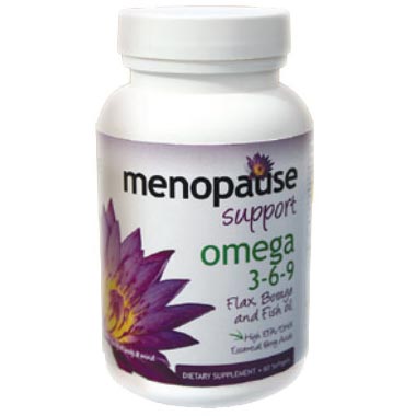 Menopause Support Omega 3-6-9 2400 mg, 120 Softgels, Pure Solutions