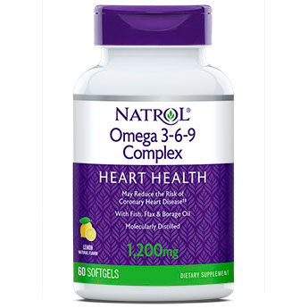Omega 3-6-9 Complex, 60 Softgels, Natrol