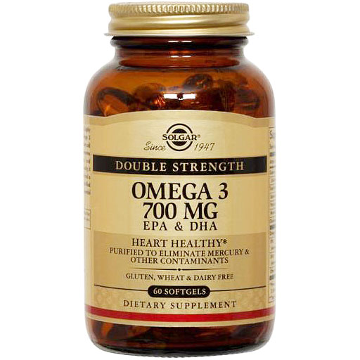 Omega-3 700 mg, 120 Softgels, Solgar