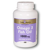 Omega-3 Fish Oil 1000mg 100 softgels, Thompson Nutritional Products