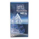 Omega 3 Fish Oils 1000mg (180EPA/120DHA), 120 Softgels, Olympian Labs