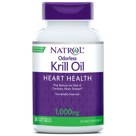 Omega-3 Krill Oil 1000 mg, 30 Softgels, Natrol