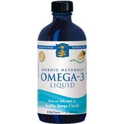 Omega-3 Liquid, Purified Fish Oil, 16 oz, Nordic Naturals
