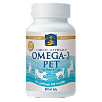 Pet Omega-3, Fish Oil for Dogs & Cats, 90 Softgels, Nordic Naturals