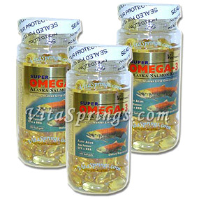 Super Omega-3 EPA/DHA 100 Softgels x 3 Bottles, Far Long
