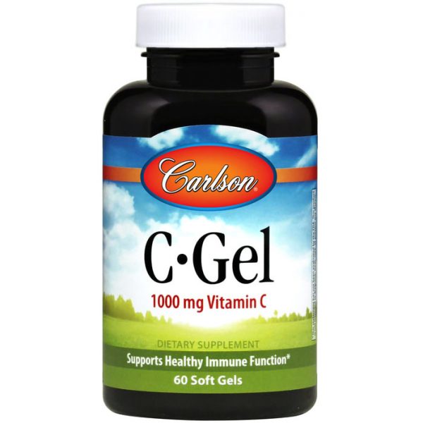 C-Gel, Vitamin C 1000 mg, 250 softgels, Carlson Labs