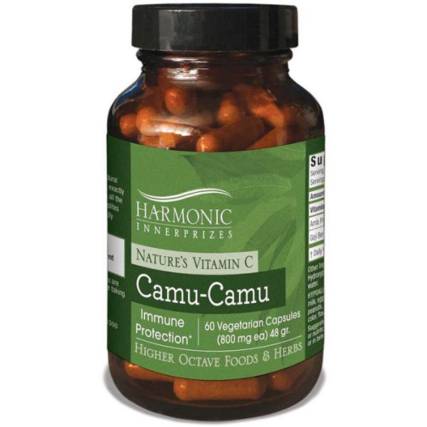 Camu Camu, Natural Vitamin C Complex, 120 Vegetarian Capsules, Harmonic Innerprizes