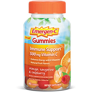 Emergen-C Gummies, With 500 mg Vitamin C, 45 Gummies, Alacer