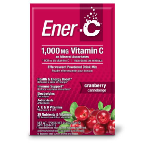 Ener-C Vitamin C & Multivitamin Drink Mix, Cranberry, 30 Packets