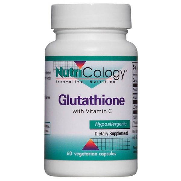 Glutathione with Vitamin C, 60 Capsules, NutriCology