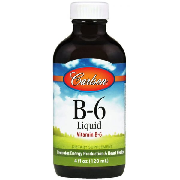 Vitamin B-6 Liquid, 4 fl oz, Carlson Labs