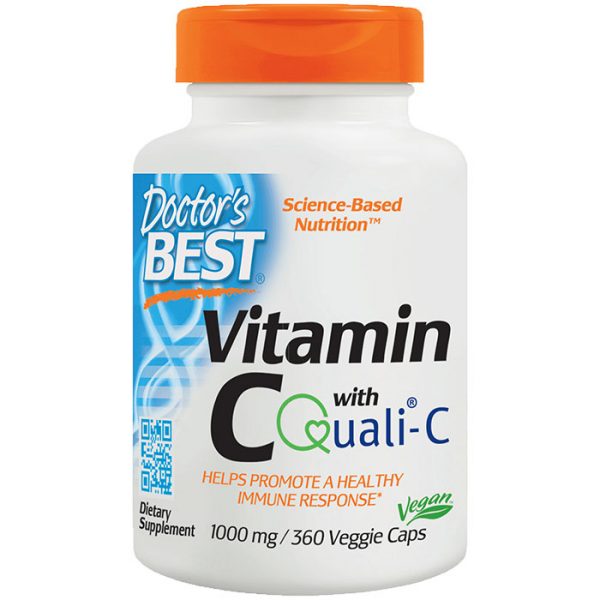 Vitamin C with Quali-C 1000 mg, Value Size, 360 Vegetarian Capsules, Doctor's Best