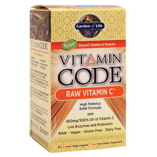 Vitamin Code, Raw Vitamin C, 60 Veggie Caps, Garden of Life
