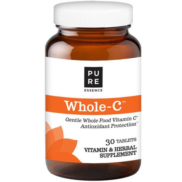 Whole-C, Whole Food Vitamin C, 30 Tablets, Pure Essence Labs