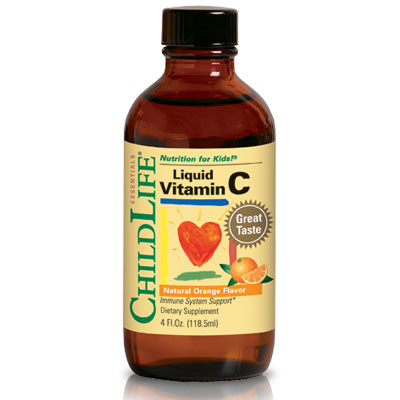 ChildLife Liquid Vitamin C For Children, Natural Orange, 4 oz