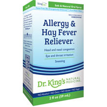 Allergy & Hay Fever Reliever, 2 oz, Dr. King's by King Bio
