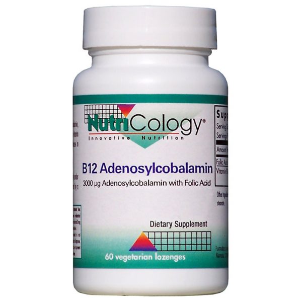 B12 Adenosylcobalamin, 60 Vegetarian Lozenges, NutriCology