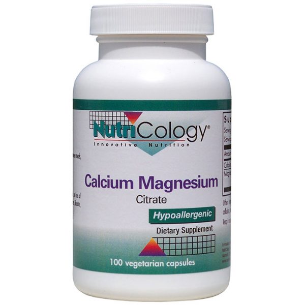 Calcium Magnesium Citrate 100 caps from NutriCology
