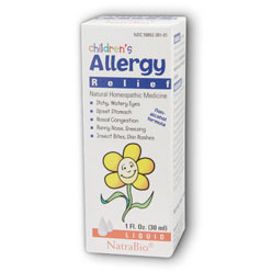 Children's Allergy 1 fl oz, NatraBio (Natra-Bio)