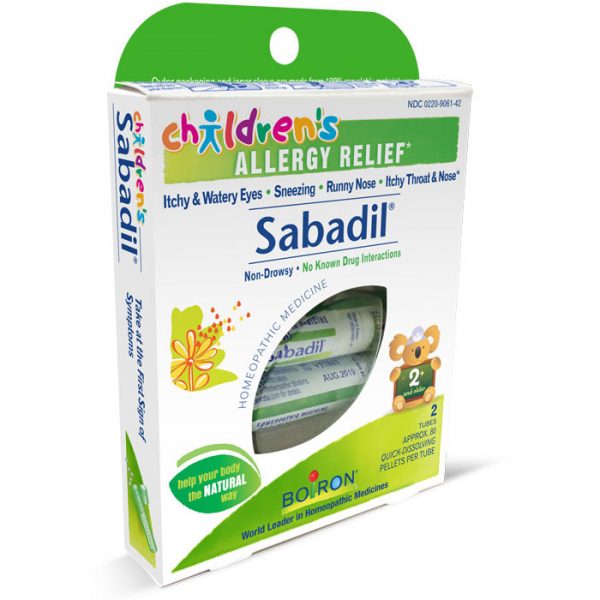 Children's Sabadil, Allergy Relief, Approx 80 Pellets x 2 Tubes, Boiron