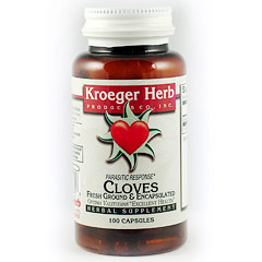 Cloves Herb, 100 Vegetarian Capsules, Kroeger Herb