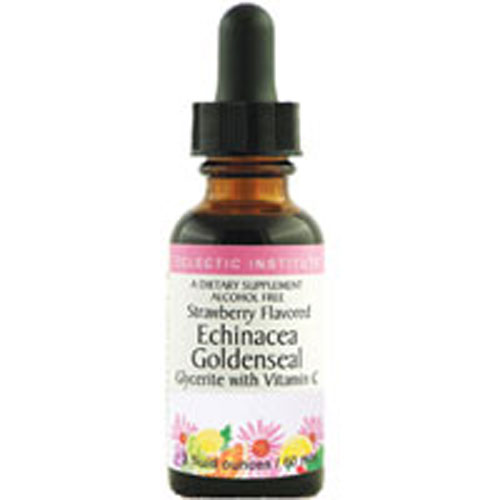 Eclectic Institute Inc Echinacea - Goldenseal - Strawberry 2 Oz Alcohol free