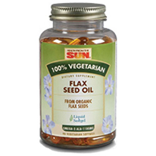 Flaxseed Oil 100% Vegetarian 90 Softgels by Health From The Sun