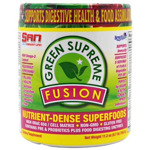 GREEN SUPREME FUSION 30 serving / 11.2 oz by SAN Supplements