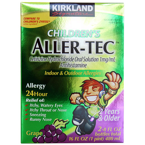 Kirkland Signature Children's Aller-Tec, 24 Hour Allergy Relief, 16 oz