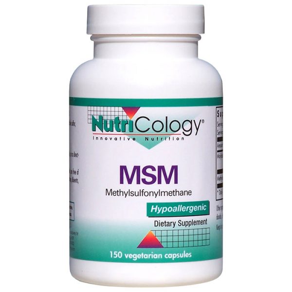 MSM Methylsulfonylmethane 500mg 150 caps from NutriCology