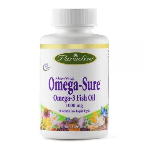 Med-Vita Omega-3 Fish Oil 30 Veg Caps by Paradise Herbs