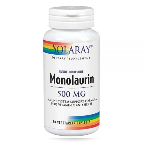 Monolaurin, 500 mg, 60 Caps by Solaray