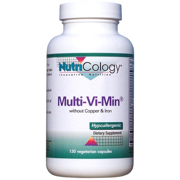 Multi-Vi-Min without Copper & Iron 150 caps from NutriCology