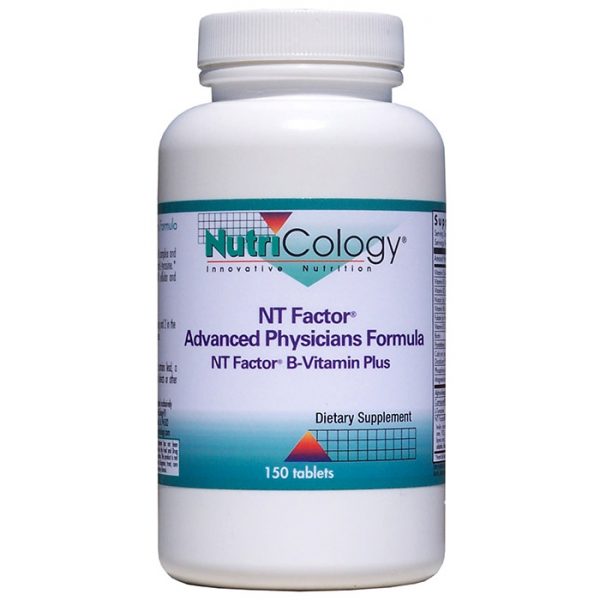 NT Factor Advanced Physicians Formula, B-Vitamin Plus, 150 Tablets, NutriCology