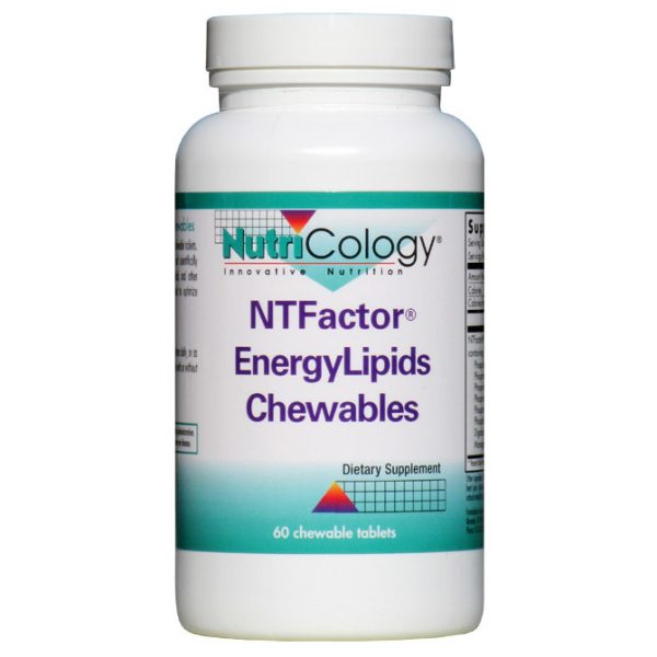 NT Factor EnergyLipids Chewable (Energy Lipids), 60 Tablets, NutriCology