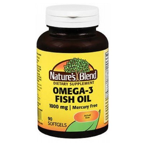 Omega-3 Fish Oil 90 Softgels by Natures Blend