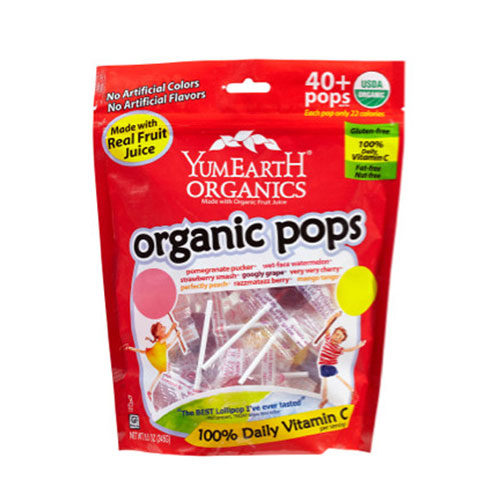 Organic Lollipops Assorted Flavors 8.5 Oz by YummyEarth