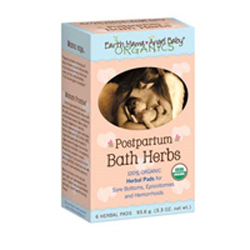 Postpartum Bath Herbs 6 CT 3.3 oz by Earth Mama Angel Baby