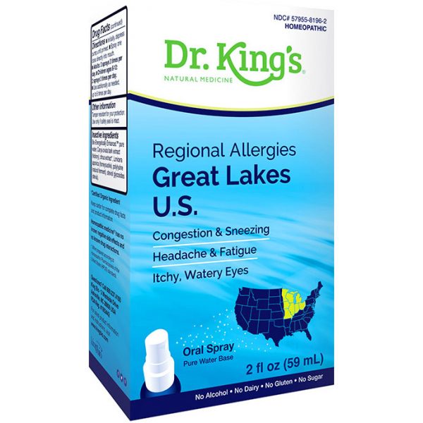 Regional Allergies - Great Lakes U.S., 2 oz, Dr. King's by King Bio