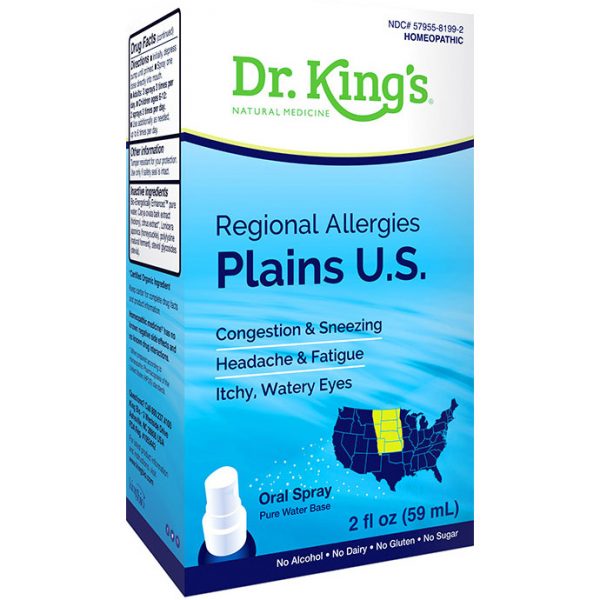 Regional Allergies - Plains U.S., 2 oz, Dr. King's by King Bio
