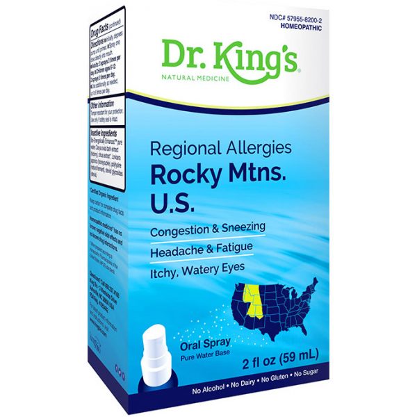 Regional Allergies - Rocky Mtns. U.S., 2 oz, Dr. King's by King Bio