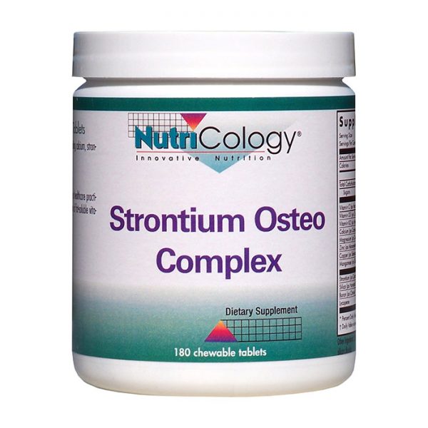 Strontium Osteo Complex Chewable, 180 Tablets, NutriCology