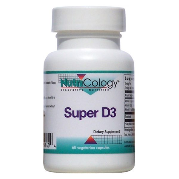 Super D3 2000 IU, 60 Capsules, NutriCology