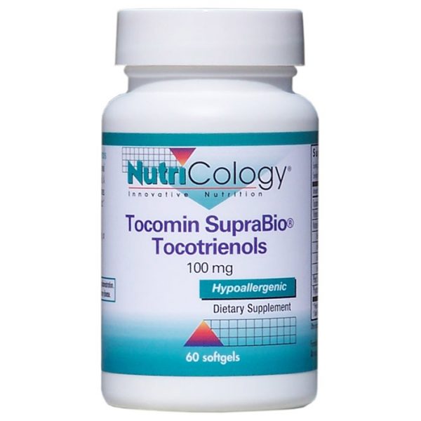 Tocomin SupraBio Tocotrienols 100 mg, 60 Softgels, NutriCology