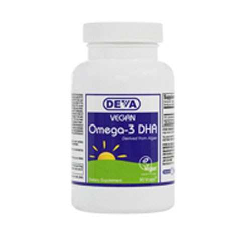 Vegan Omega-3 DHA Enteric Coated 90 vcaps by Deva Vegan Vitamins