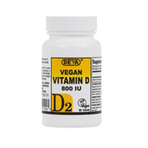 Vegan Vitamin D 90 Tabs by Deva Vegan Vitamins