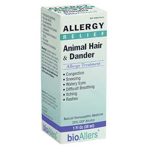 bioAllers Animal Hair/Dander Allergy Relief 1 fl oz