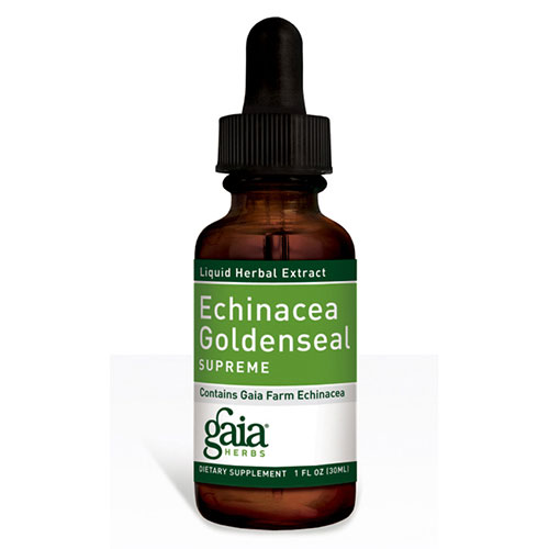 Echinacea Goldenseal Supreme Liquid, 1 oz, Gaia Herbs