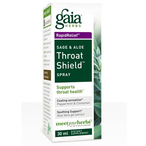 Throat Defend Spray Liquid, 1 oz, Gaia Herbs