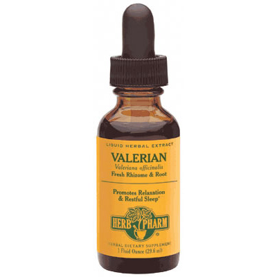 Valerian Recent Root Natural Extract Drops 1 oz from Herb Pharm